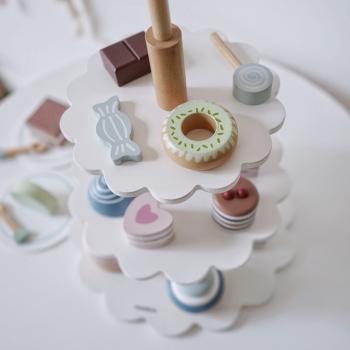 Großhandel B2B Kinderspielzeug Holzsimulationstorte Desserts Set